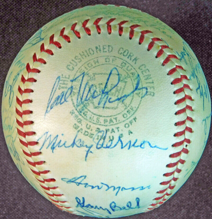 Beautiful 1958 Cleveland Indians Team Signed American League Baseball JSA COA