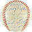 Beautiful 1960 Milwaukee Braves Team Signed Baseball With Hank Aaron PSA DNA
