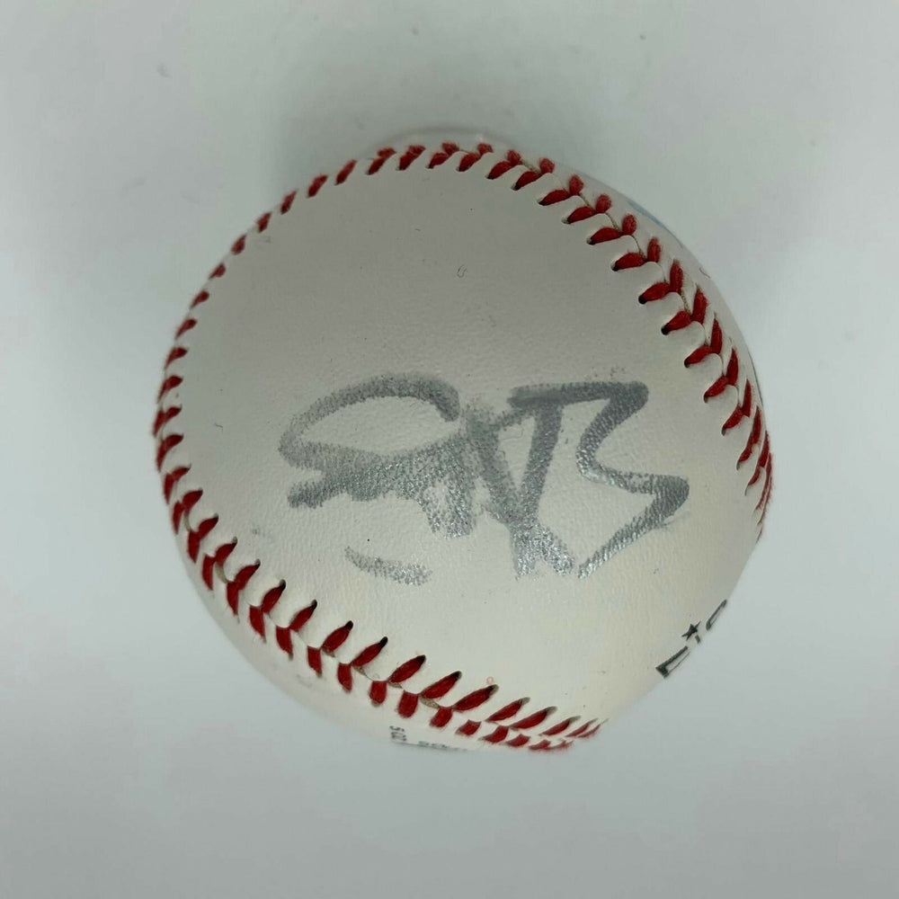 Sandra Bullock & Michelle Bombshell Mcgee Signed Baseball JSA COA VERY RARE