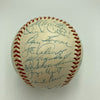 Beautiful Hank Aaron 1960 Milwaukee Braves Team Signed Baseball With COA