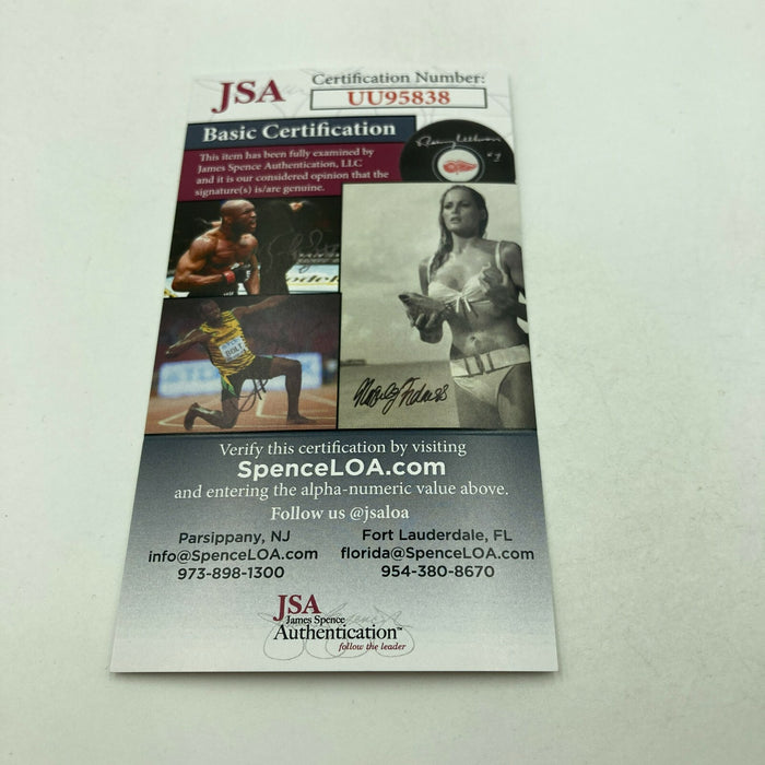 Thurman Thomas Buffalo Bills NFL Signed Baseball JSA COA