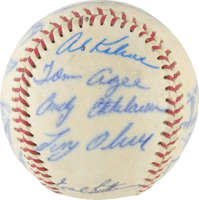 1965 All Star Game American League Team Signed Baseball Elston Howard