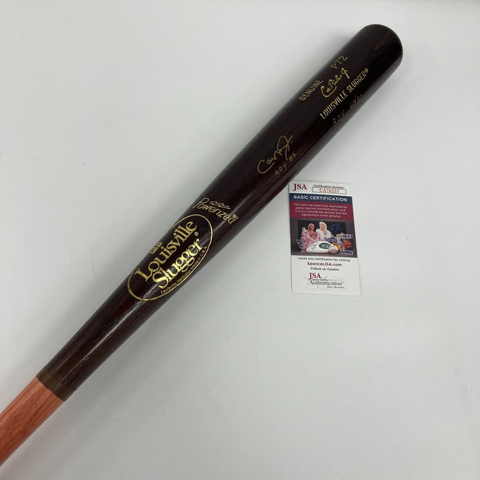 Cal Ripken Jr. 1982 Rookie Of The Year Signed Game Model Baseball Bat JSA COA