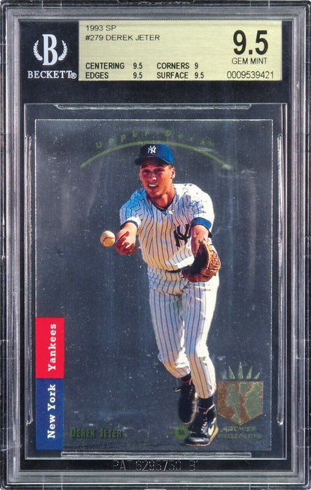 1993 Upper Deck Sp Derek Jeter #279 RC BGS 9.5 GEM MINT