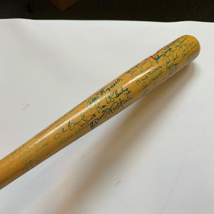 New York Yankees Hall Of Fame & Greats Signed Cooperstown Bat W/ 90 Signatures!