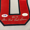 Chipper Jones Signed 2012 Final Season Game Used Atlanta Braves Jersey JSA COA