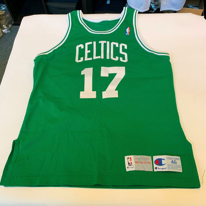 John Havlicek Signed 1992-93 Boston Celtics Authentic Pro Cut Jersey JSA COA