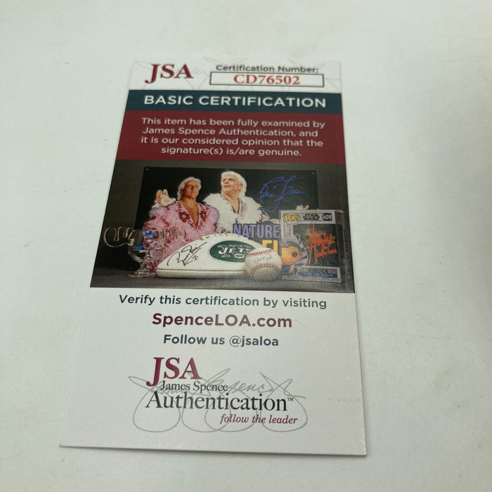 Mary Ann Jackson Our Gang Signed Baseball Celebrity JSA COA