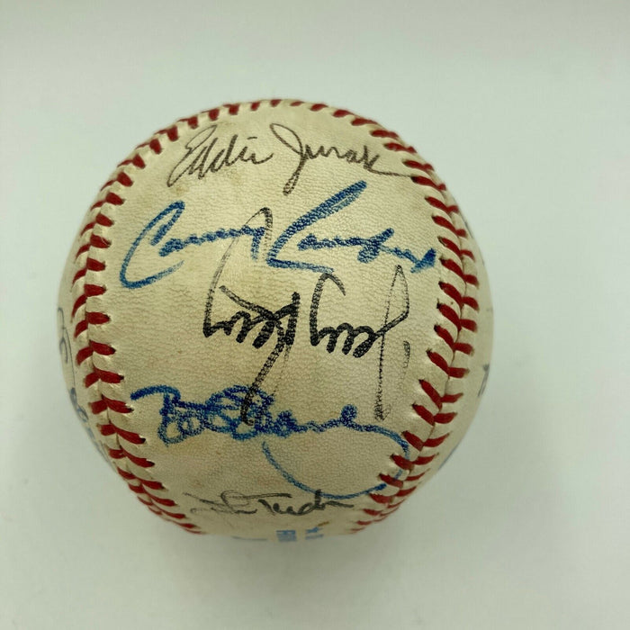 1983 Boston Red Sox Team Signed Baseball Carl Yastrzemski Wade Boggs JSA COA