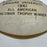 Ernie Davis Single Signed 1961 Syracuse Heisman Trophy Presentation Football JSA