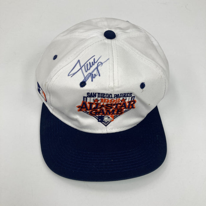 Willie Mays Signed 1992 All Star Game Hat JSA & Mays COA
