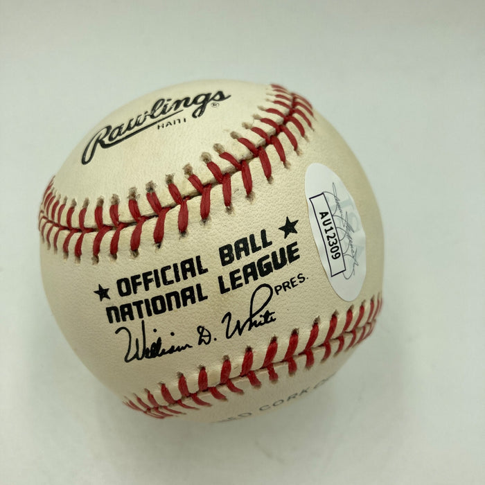 Tom Heinsohn Signed American League Baseball Boston Celtics HOF JSA COA