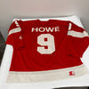 Gordie Howe Mr. Hockey #9 Signed Authentic Detroit Red Wings Jersey JSA COA