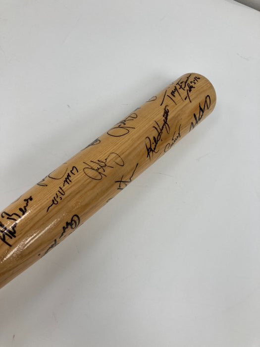 1996 St. Louis Cardinals Team Signed Baseball Bat 20+ Sigs JSA