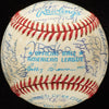 1961 New York Yankees World Series Champs Team Signed Baseball Mickey Mantle BAS