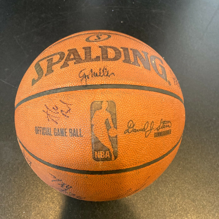 2011-12 Utah Jazz Team Signed Spalding NBA Game Used Basketball