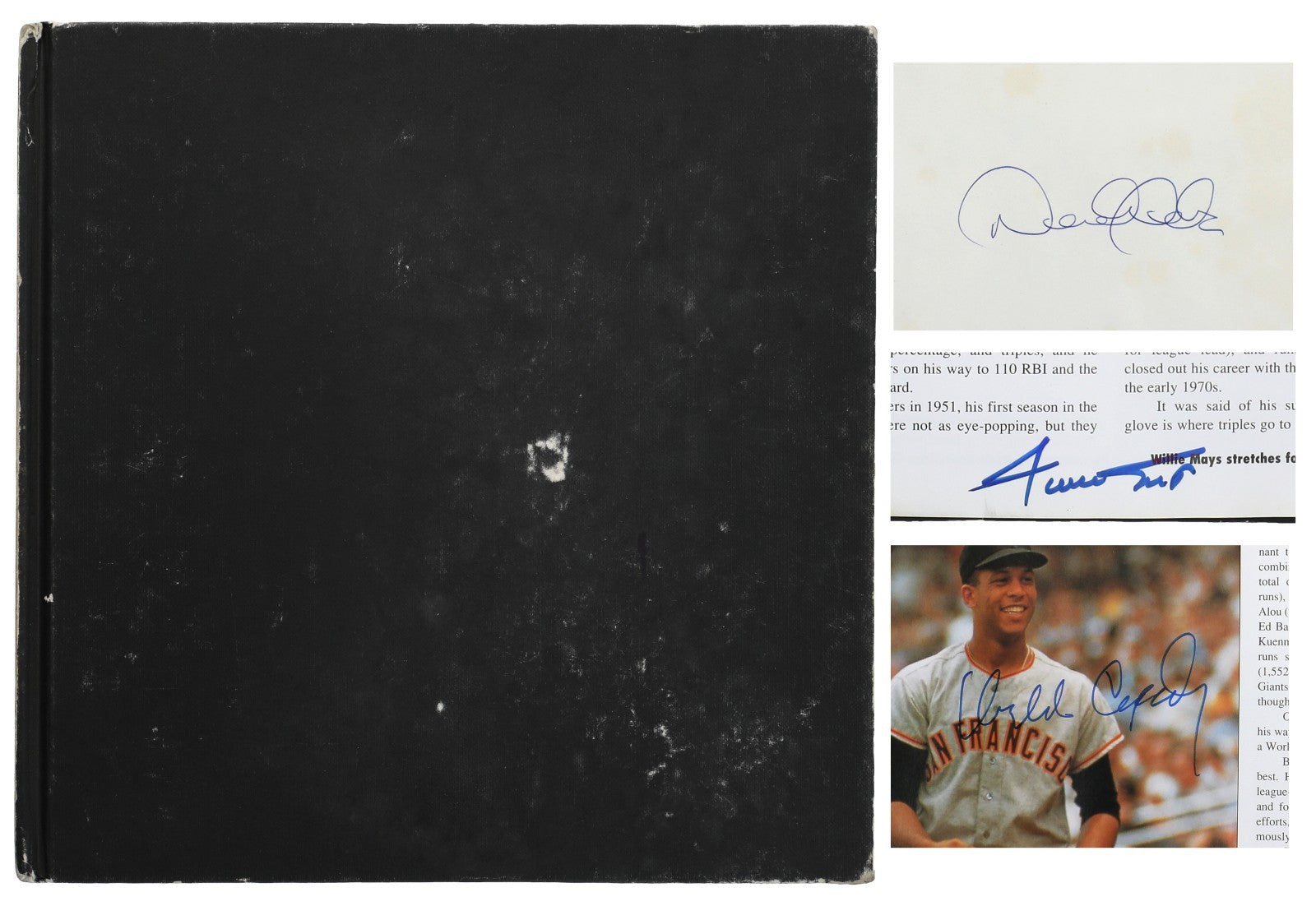 Rookies Of The Year Signed Baseball Book 78 Sigs Derek Jeter Willie Mays Beckett