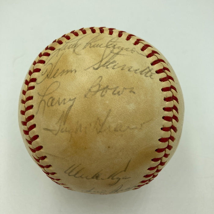 1980 Philadelphia Phillies World Series Champs Team Signed Baseball With JSA COA