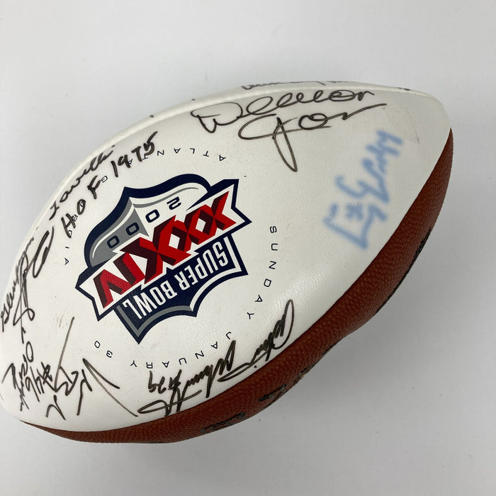 Joe Namath & Wayne Gretzky Super Bowl XXXIV Multi Signed Football JSA COA