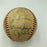 1957 New York Giants Team Signed Baseball Willie Mays JSA COA