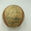 1957 New York Giants Team Signed Baseball Willie Mays JSA COA