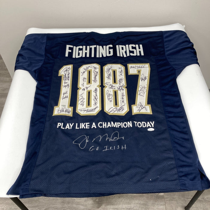 Notre Dame Fighting Irish Legends Multi Signed Jersey 20+ Sigs JSA Joe Montana