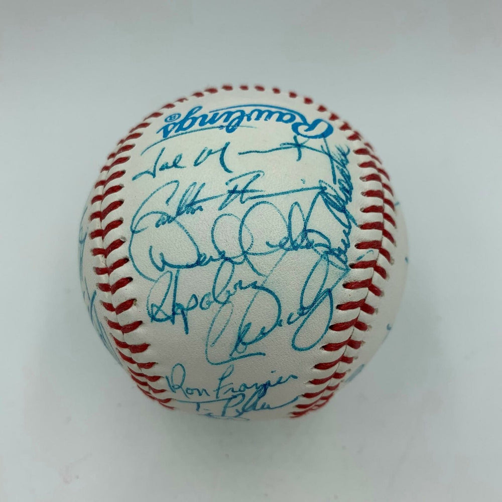 Mint Derek Jeter & Mariano Rivera 1995 Columbus Clippers Signed Baseball PSA DNA