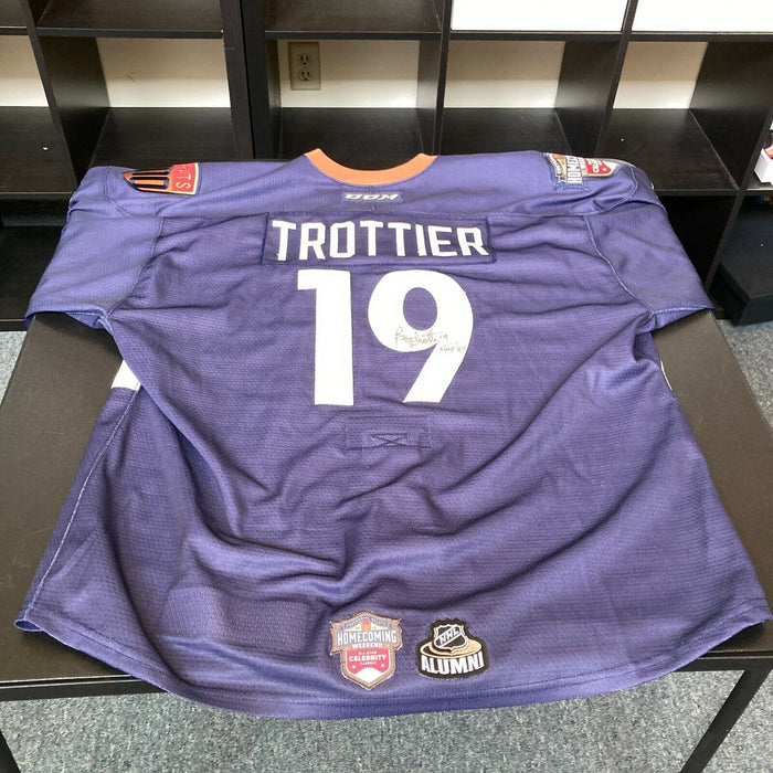 Bryan Trottier Signed Game Used 2018 All Star Game Alumni Jersey With JSA COA