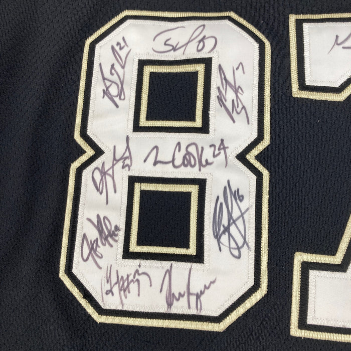 Sidney Crosby 2007-2009 Pittsburgh Penguins Team Signed Hockey Jersey JSA COA