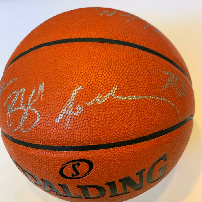 Kobe Bryant 2013-14 Los Angeles Lakers Team Signed Spalding NBA Basketball JSA