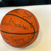 1987-88 Los Angeles Lakers NBA Champions Team Signed NBA Game Basketball PSA DNA
