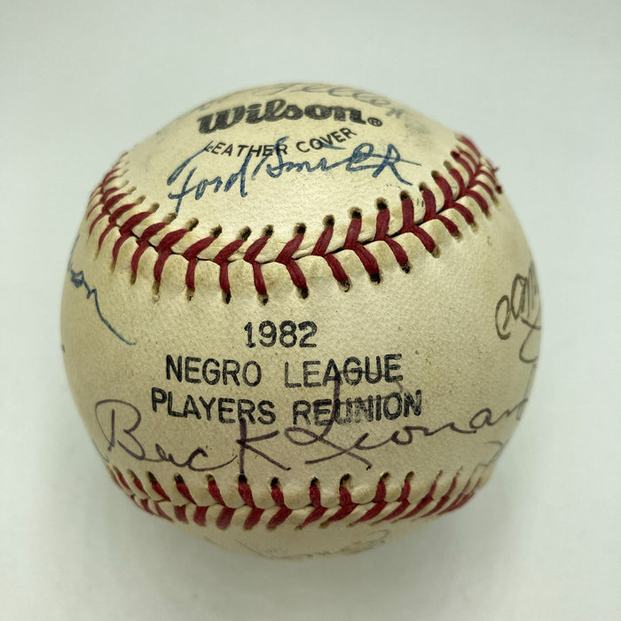 Hilton Smith 1982 Negro League Reunion HOF Multi Signed Baseball PSA DNA Beckett