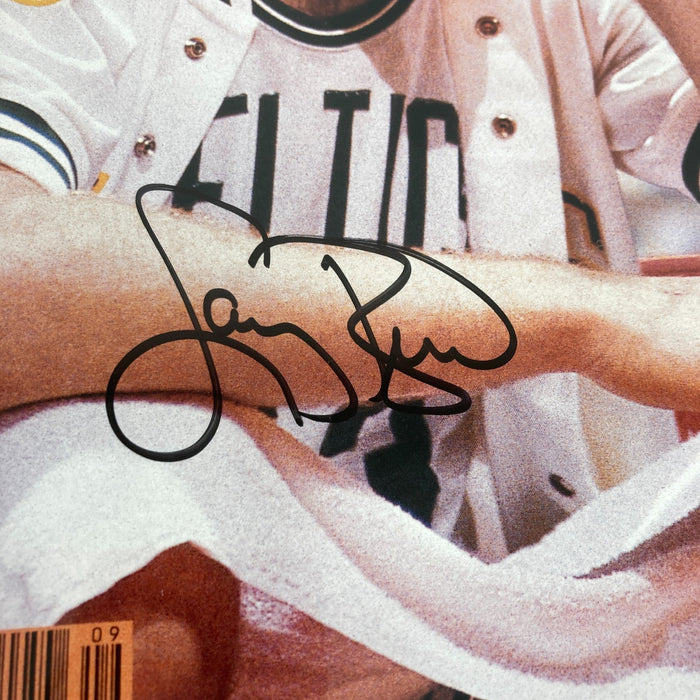 Michael Jordan, Larry Bird & Magic Johnson Signed Sports Illustrated Covers PSA