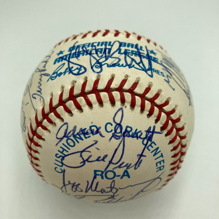 George Brett Kirk Gibson MLB Legends Multi Signed American League Baseball