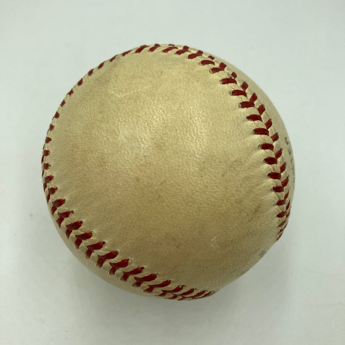 Cy Young Signed 1940's Spalding Baseball Displays As Single Signed Baseball JSA
