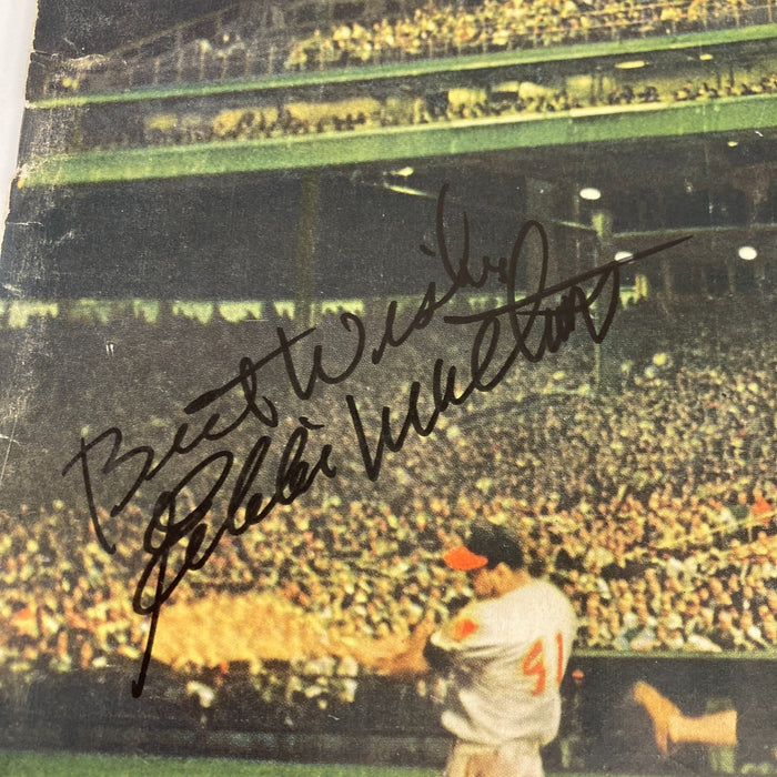 Eddie Mathews Signed 1954 Sports Illustrated First Issue JSA COA