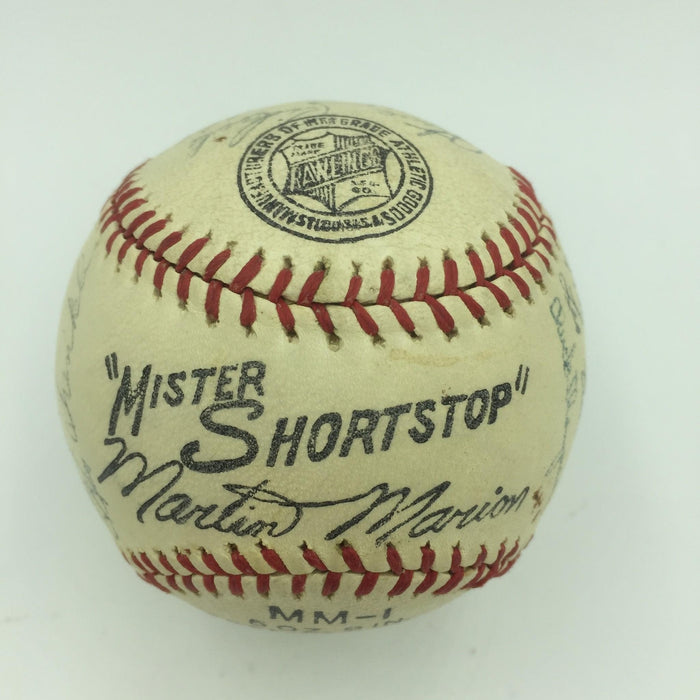 Nice 1949 Philadelphia Phillies Team Signed Baseball Whiz Kids With Beckett COA