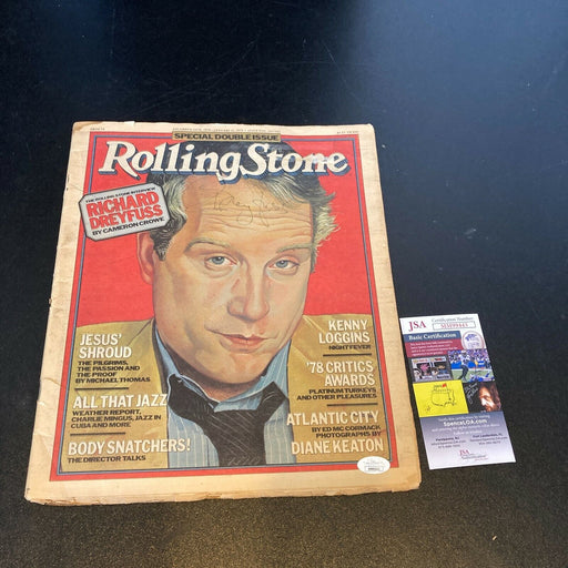 Richard Dreyfuss Signed Rolling Stones Newspaper With JSA COA