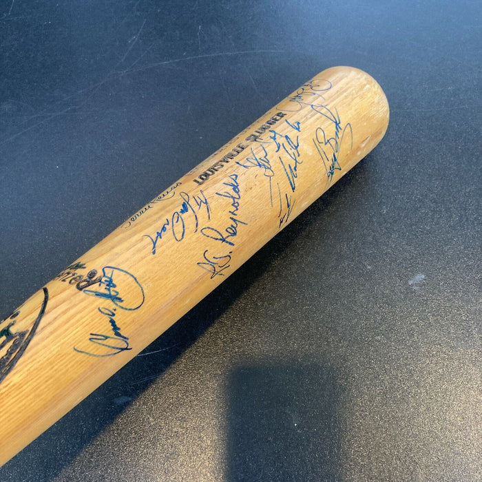 1985 Los Angeles Dodgers Team Signed Game Issued Baseball Bat JSA COA 14 Sigs