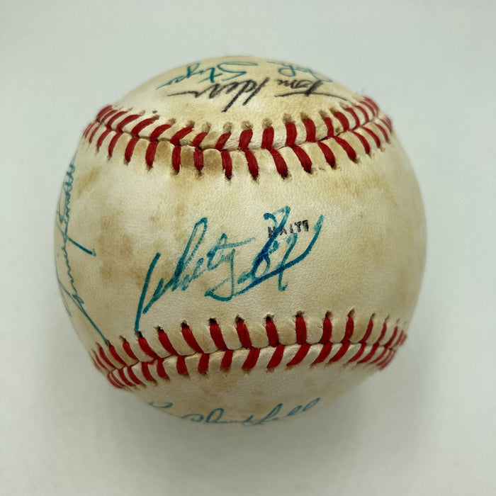 1982 St. Louis Cardinals World Series Champs Team Signed Baseball Beckett COA
