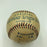George Stovall & Gus Fisher Signed 1911 American League Baseball Indians Beckett