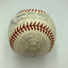Hank Greenberg Joe Dimaggio 1960's Hall Of Fame Multi Signed Baseball JSA COA