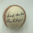 1933 Inaugural First Ever All Star Game Team Signed Baseball With JSA COA