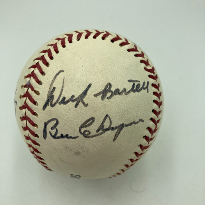1933 Inaugural First Ever All Star Game Team Signed Baseball With JSA COA