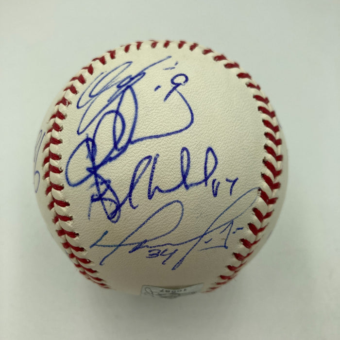 2013 Boston Red Sox World Series Champs Team Signed Baseball JSA COA