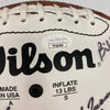 1968 New York Jets Super Bowl Champs Team Signed Wilson Football JSA COA