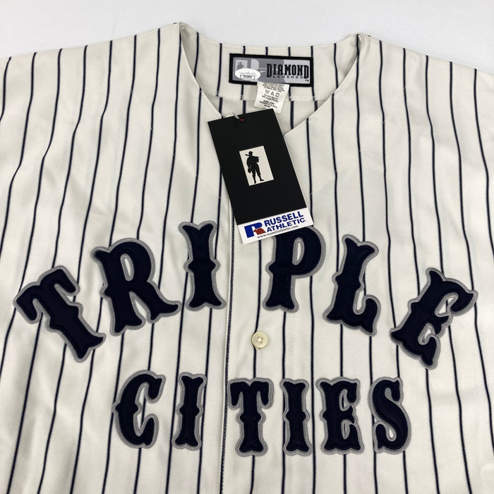 Whitey Ford Signed Binghamton Triplets New York Yankees Minor League Jersey JSA
