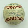 1958 All Star Game Team Signed Baseball Willie Mays Hank Aaron Ernie Banks JSA