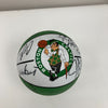 2001-2002 Boston Celtics Team Signed Basketball Paul Pierce JSA COA