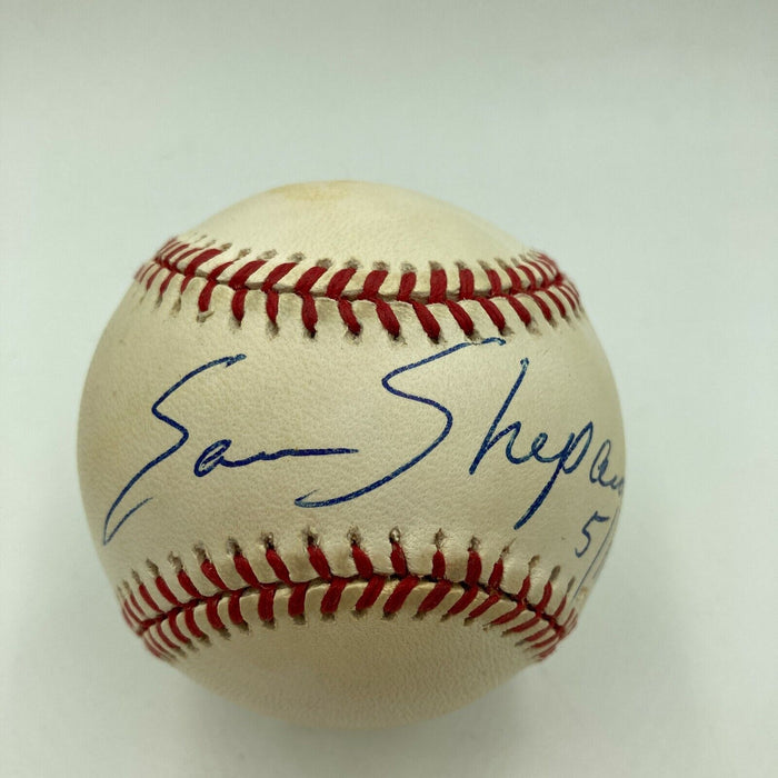 Rare Sam Shepard Signed Autographed Major League Baseball Movie Star JSA COA